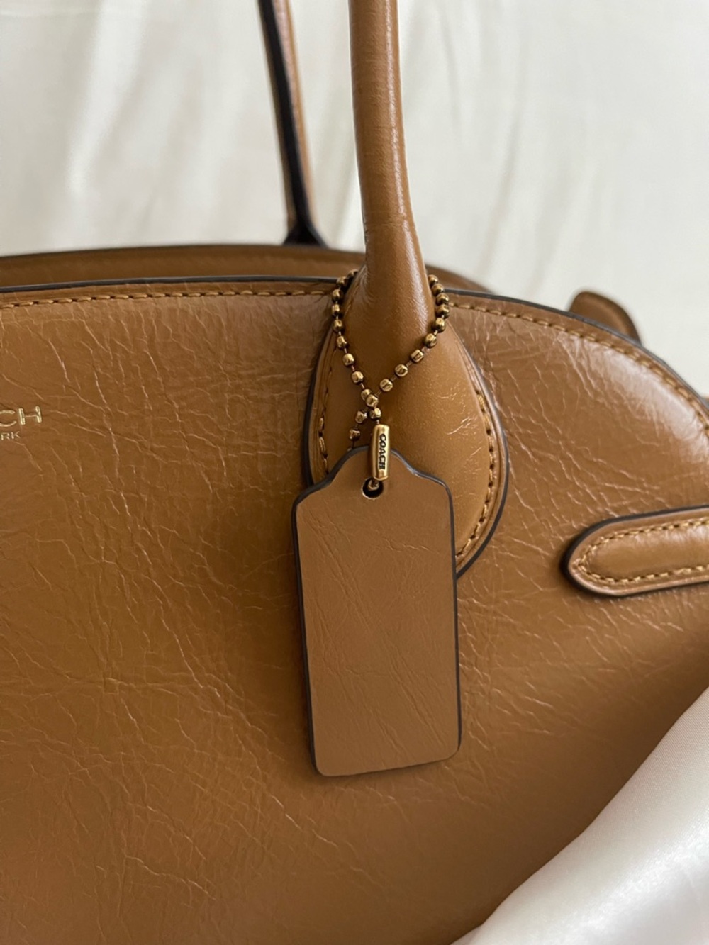 Coach Empire 34 Shoulder Bag in Honey Brown - Picture 7 of 9